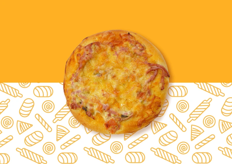 Пицца с колбасой и томатами 140г