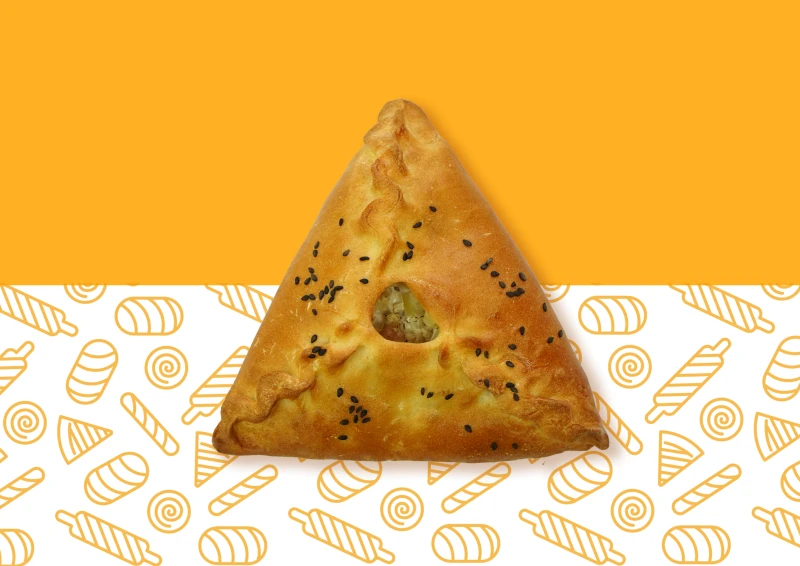 Пирожок с мясом 90г