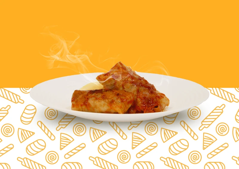 Голубцы сибирские с картофельным пюре 400г