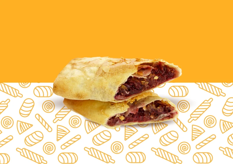 Штрудель с вишней и грецким орехом 300г