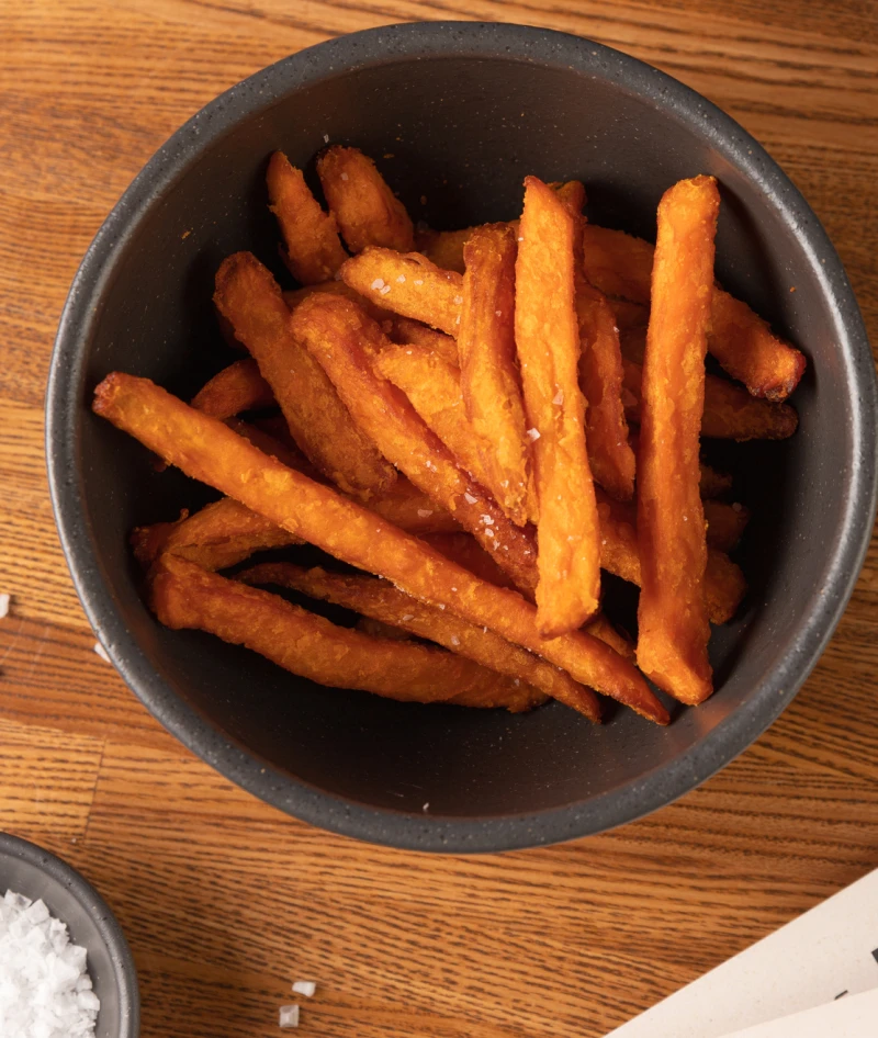 Батат фри с трюфельным айоли