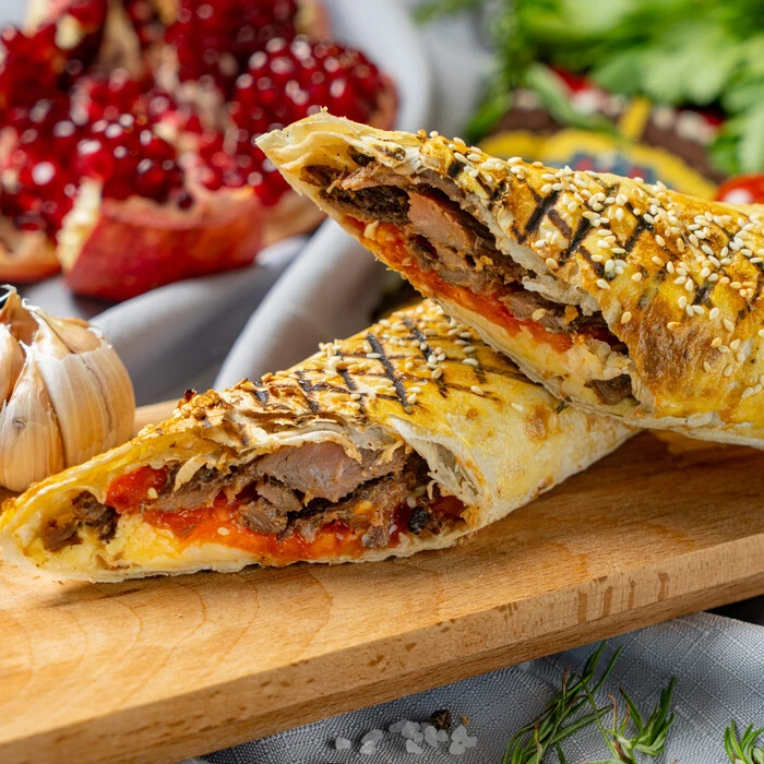 Запеченная шаурма с говядиной