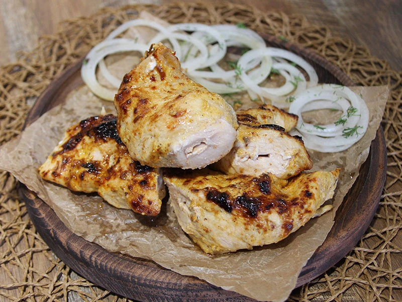Шашлык из куриной грудки
