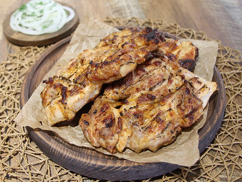 Шашлык из куриного филе бедра