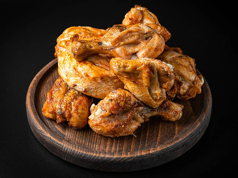 Курица на углях