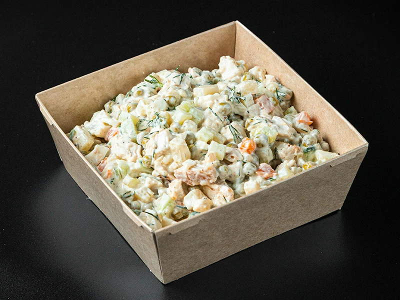 Оливье с куриной грудкой