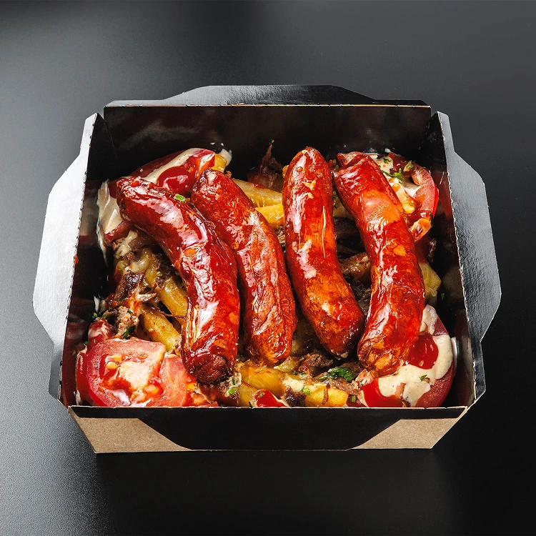 Фри-бокс с баварскими сосисками